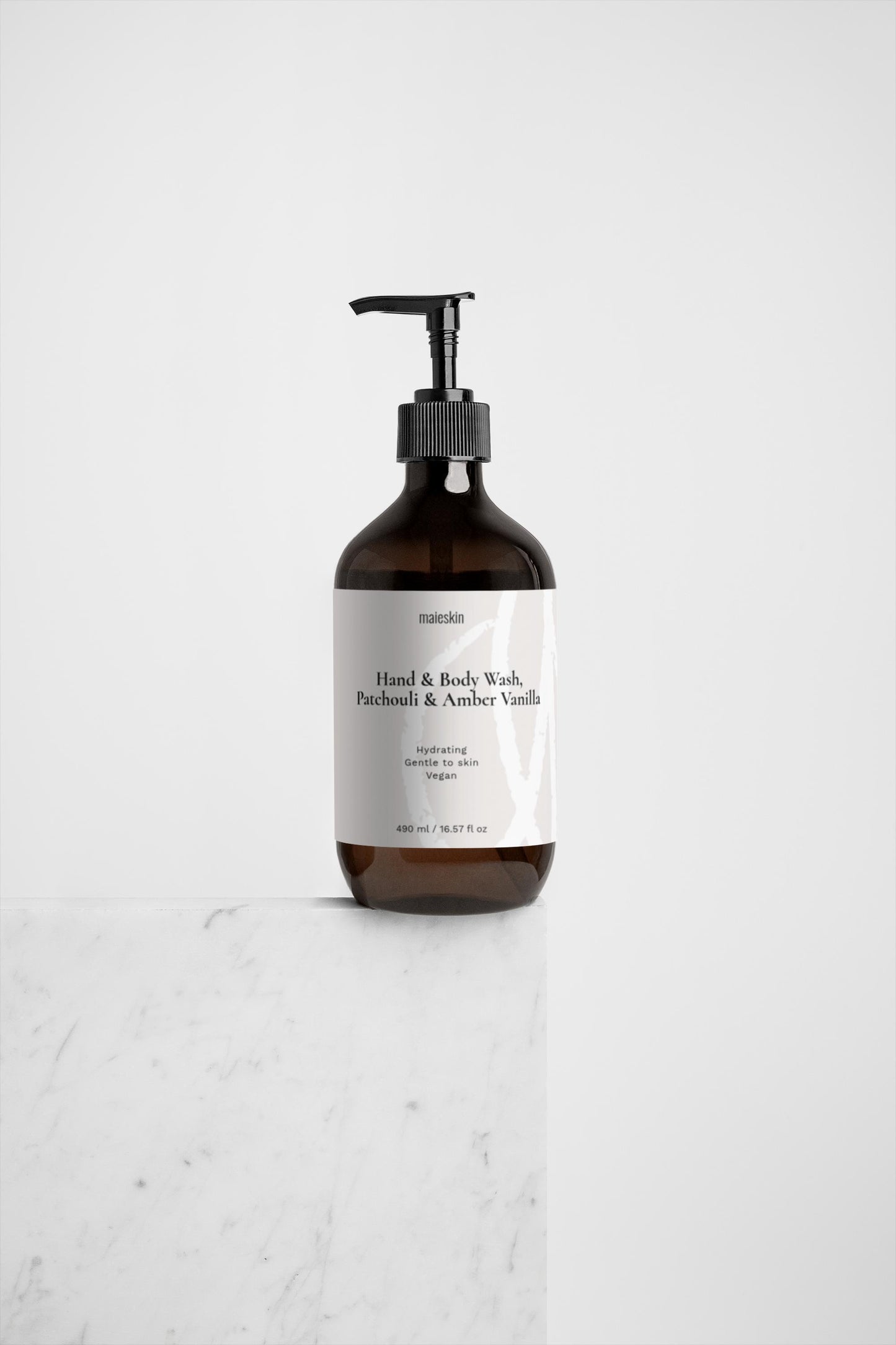 Hand & Body Wash, Patchouli & Amber Vanilla